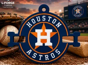 Houston Astros Hair Tie Holder Keychain