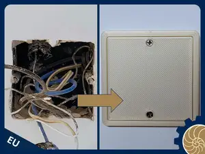 EU Wall Socket Cover Blank
