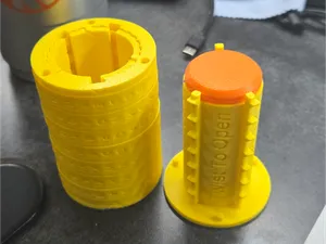 Customizable Cryptex Puzzle Box (Secret Code Lock)