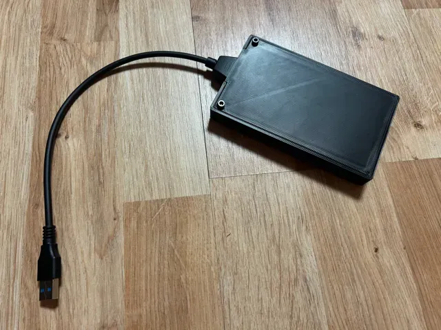 External 2.5" HDD SSD box with USB adapter — Фото 5 из 6
