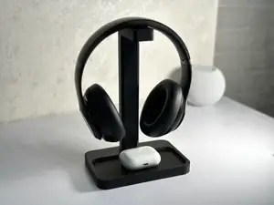 Headphone stand - headset holder with tray