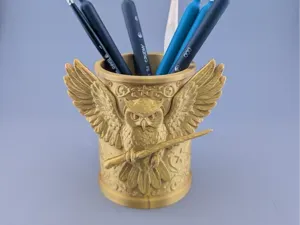 Hedwig Owl Pencil & Brush stand