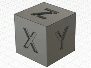 20mm XYZ Calibration Cube – Precision Test Print