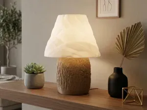 Organic Tree Texture Table Lamp E14