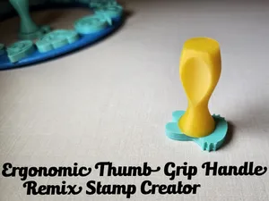 Ergonomic Thumb Grip Handle - Remix Stamp Creator