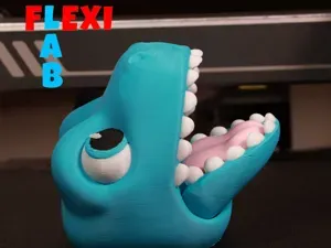 Flexi Dino Rex Handpuppe Spielzeug beweglich