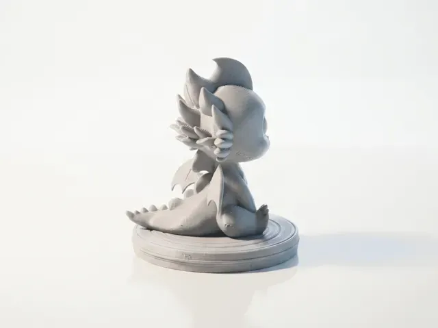 Chibi Dragon Figurine Cute Collectible — Фото 4 из 5