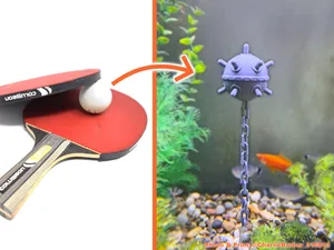 Floating Aquarium mine - no support/glue/fasteners