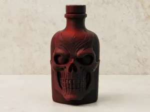 Schaedel-Flasche der Finsternis