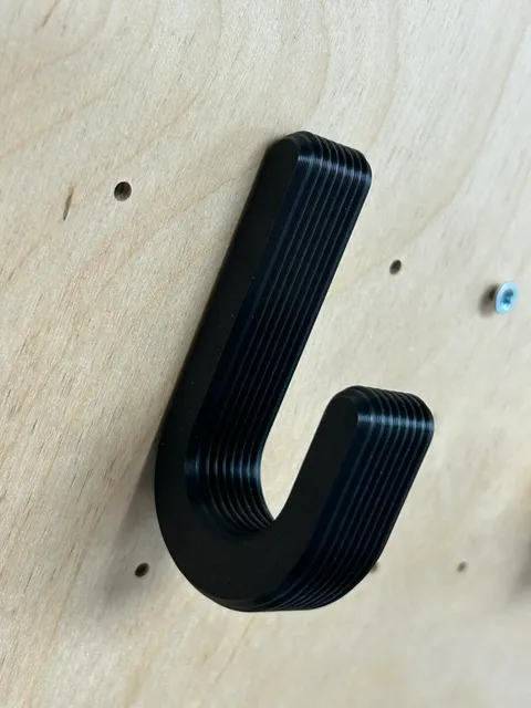 Ribbed Wall Hook – Holds 20kg — Image 7 of 15