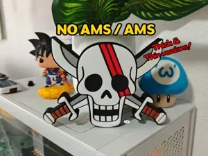 One Piece Shanks Jolly Roger (NO AMS/AMS)