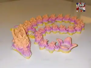 Articulated Flexi dragon flowers
