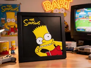 Bart from the Simpson 3D picture model