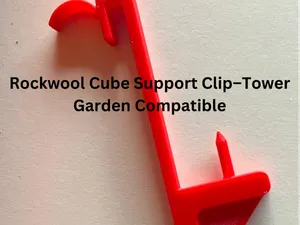 Rockwool Cube Support Clip–Tower Garden Compatible