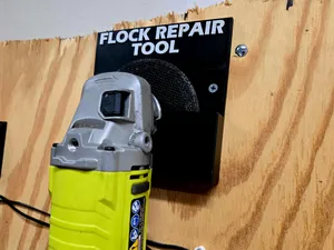Flock Repair Angle Grinder Holder - Wall Mount