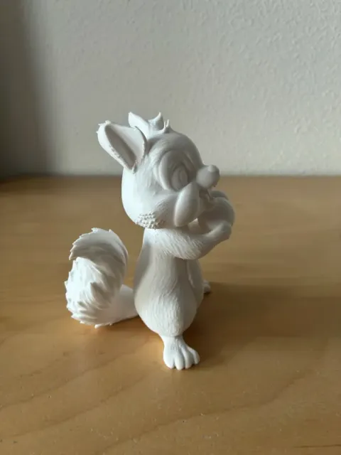 Cute Squirrel with Acorn – Paintable Figurine — Image 3 of 4