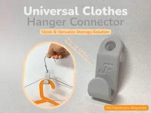 Universal Clothes Hanger Connector