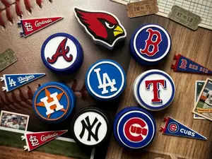 Baseball MLB Team Fidget Clickers