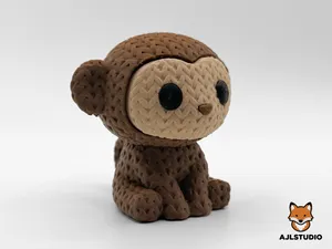 Mono Tejido (Muñeco y Llavero)