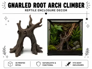 Gnarled Root Arch Climber – Natural Woodland