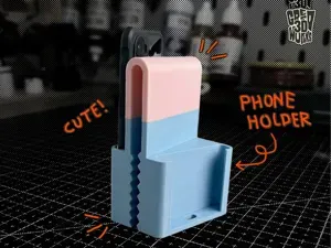 Dual-Slot Net Phone Holder