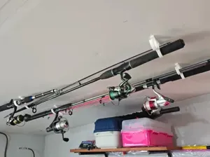 Ceiling & Wall Mounted Fishing Rod Holder
