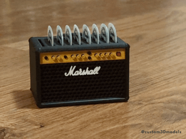 Marshall Guitar Pick Holder | 9 picks