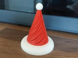 Santa Hat Spiral Fidget – Christmas Cone Fidget