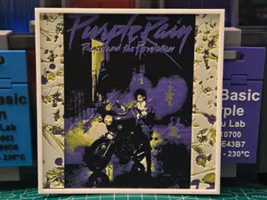 Prince "Purple Rain" Album - Hueforge Art