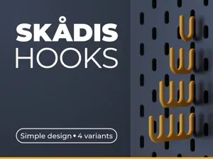 IKEA Skadis Slotted Hook Set