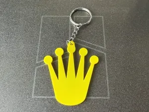 Rolex Crown Logo Keychain - Quick & Easy Print