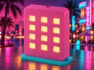 OCEAN DRIVE Art Deco LED Lightbox