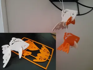 kit card Fish mobile