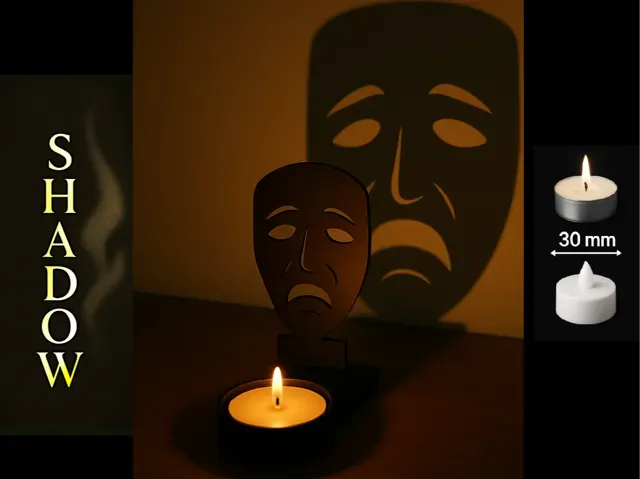 Shadow Art - Theatrical Mask