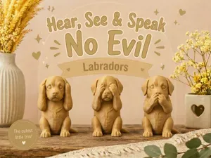 Hear, See & Speak No Evil Labradors