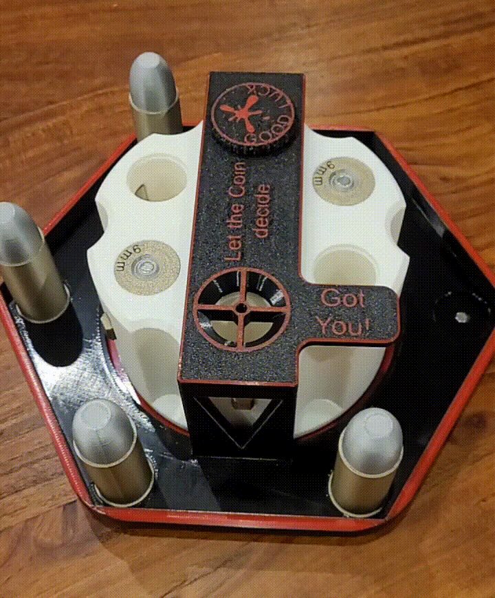 Russian Roulette TABLE Game, drinking Game
