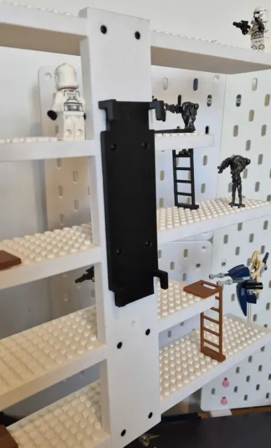 Brick Display Shelf 5 Tier Wall Ikea Skadis Mount — Фото 7 из 9