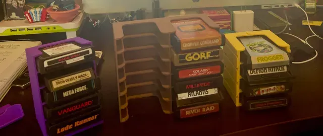 Atari 2600 Cartridge Organizational System Holder