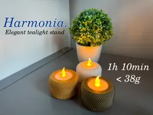 Harmonia - Modern LED Tealight Holder | Cozy Stand