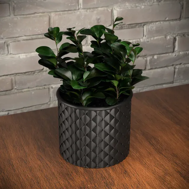 QUILTED TWIST-OFF PLANTER — Фото 2 из 8