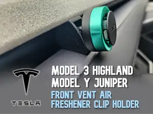 Tesla (Model 3/Y 2025+) Vent Air Freshener Holder