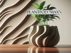 modern wavy plantpod "Max"