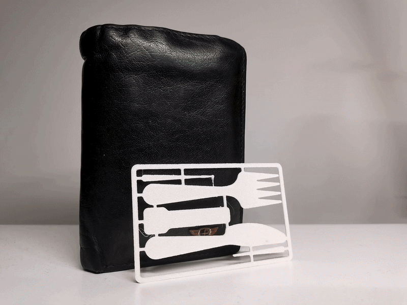 Credit Card Sized Cutlery