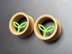 Gauged Ear Sprout Tunnels