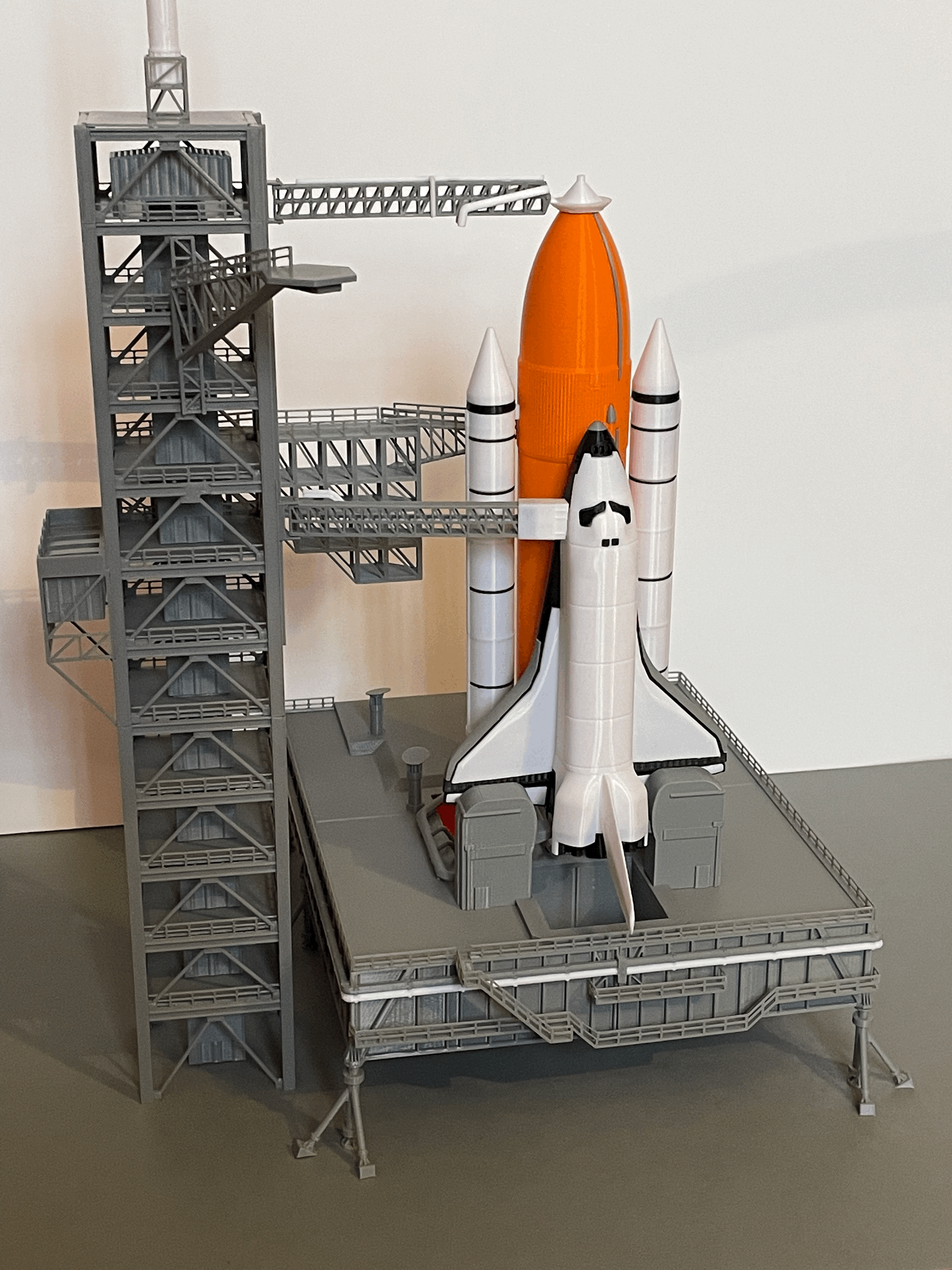 1:200 Scale Space Shuttle Launch Pad and Tower