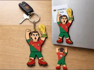 Fifa World Cup 2026 Portugal Ronaldo CR7 Keychain
