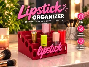 Lipstick Organizer 30 slots, makeup holder