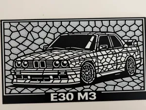 E30 M3 Voronoi Edition – ikonische BMW-Silhouette