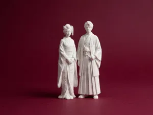 Japanese Folk Costume Couple - 3D Model