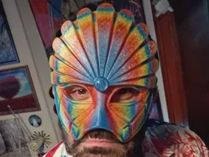 Sunburst Mask / Wall Art